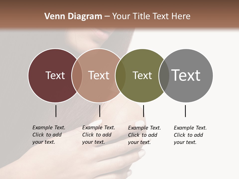 Female Young Health Care PowerPoint Template