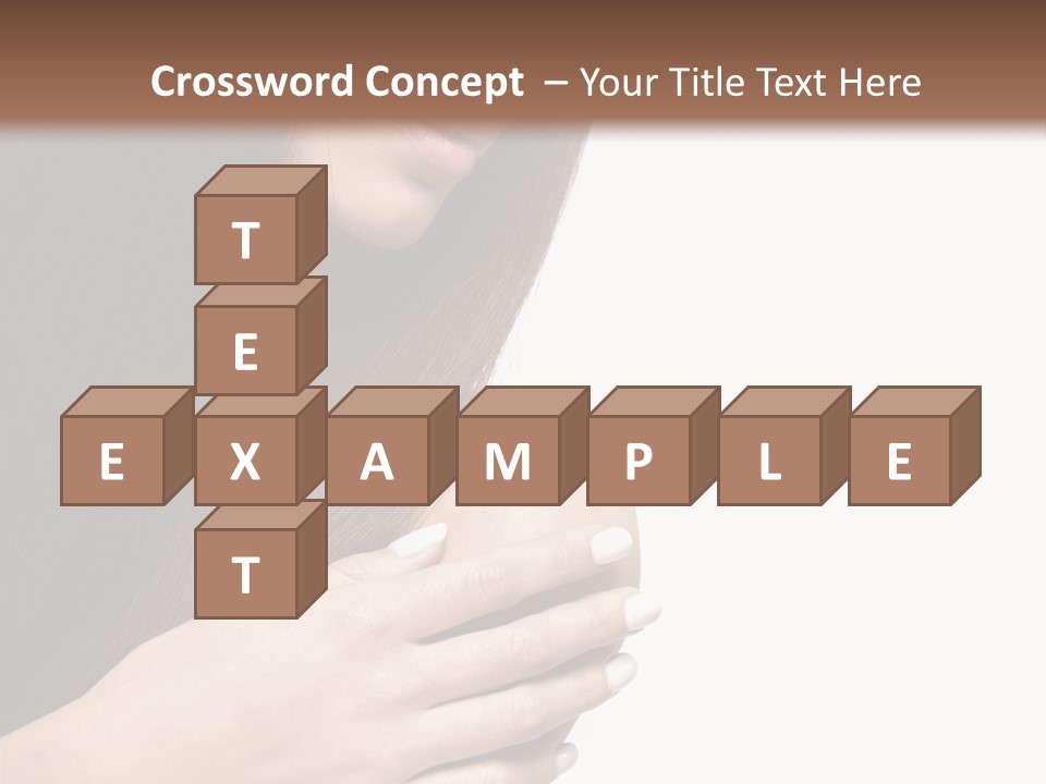 Female Young Health Care PowerPoint Template