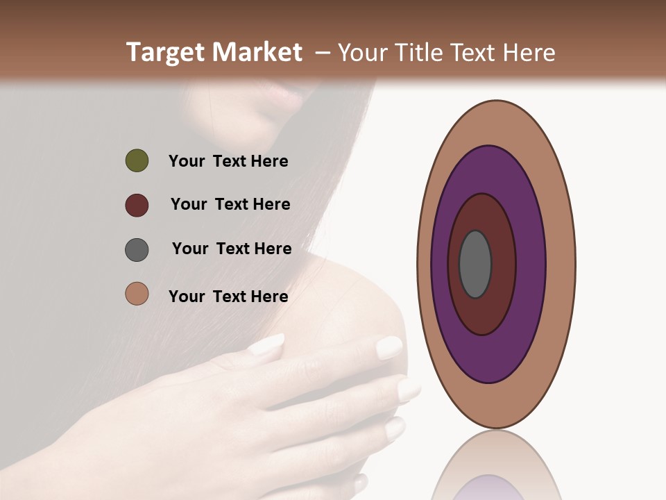 Female Young Health Care PowerPoint Template