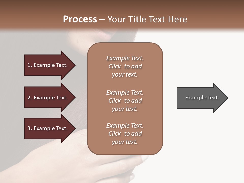 Female Young Health Care PowerPoint Template
