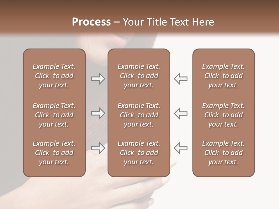 Female Young Health Care PowerPoint Template