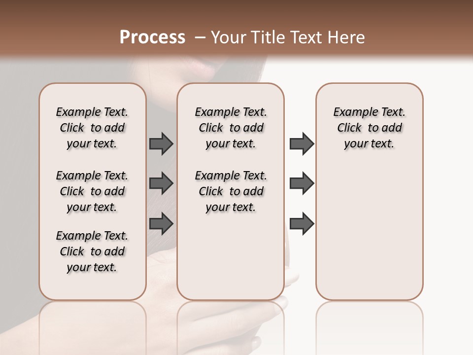 Female Young Health Care PowerPoint Template