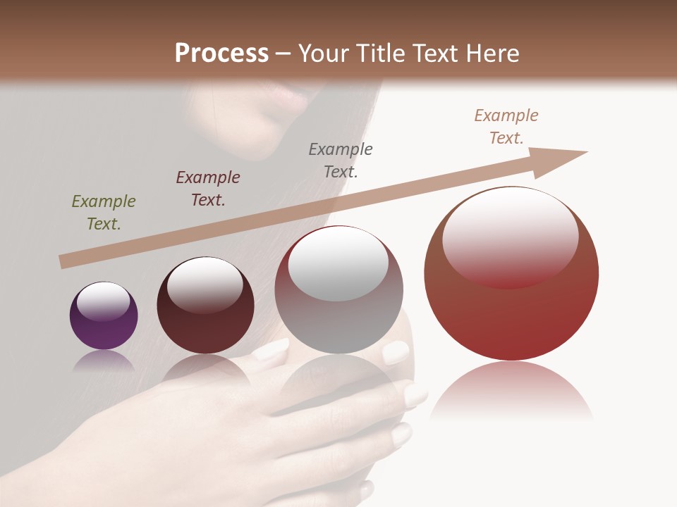 Female Young Health Care PowerPoint Template