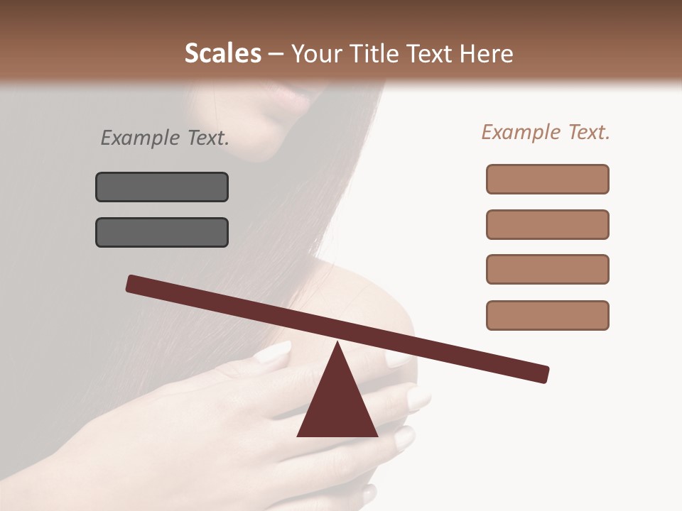 Female Young Health Care PowerPoint Template