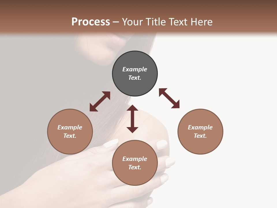 Female Young Health Care PowerPoint Template