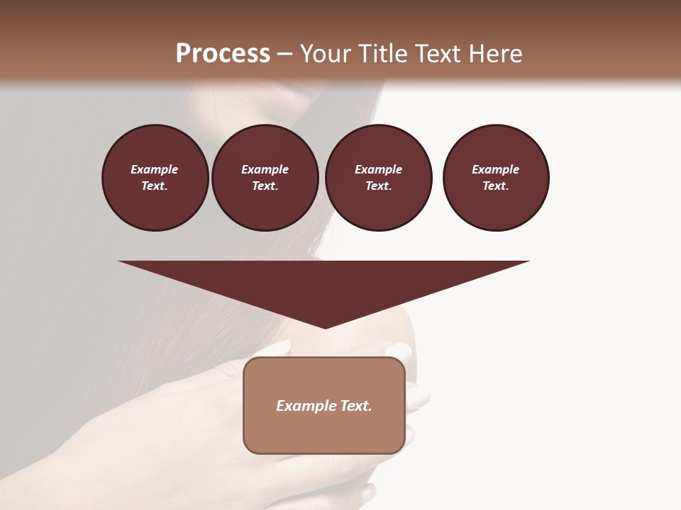 Female Young Health Care PowerPoint Template