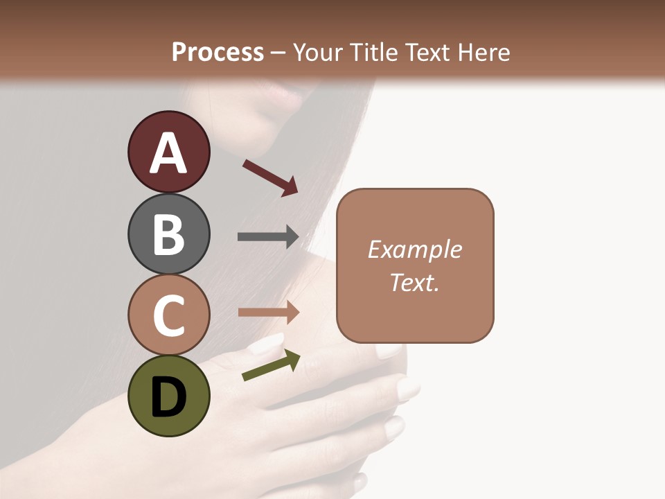 Female Young Health Care PowerPoint Template
