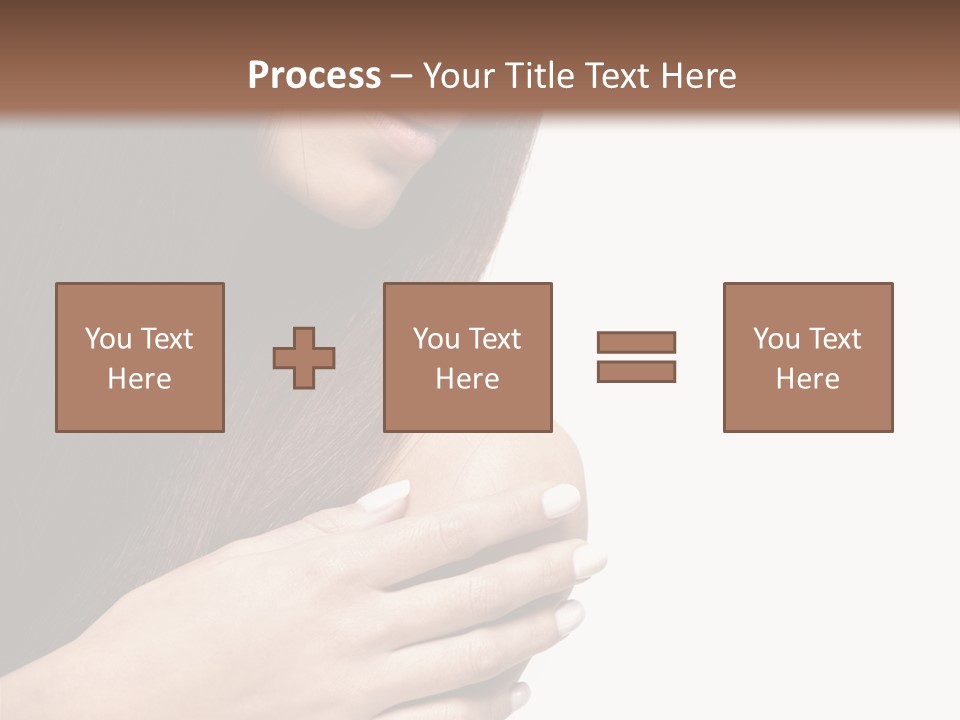 Female Young Health Care PowerPoint Template