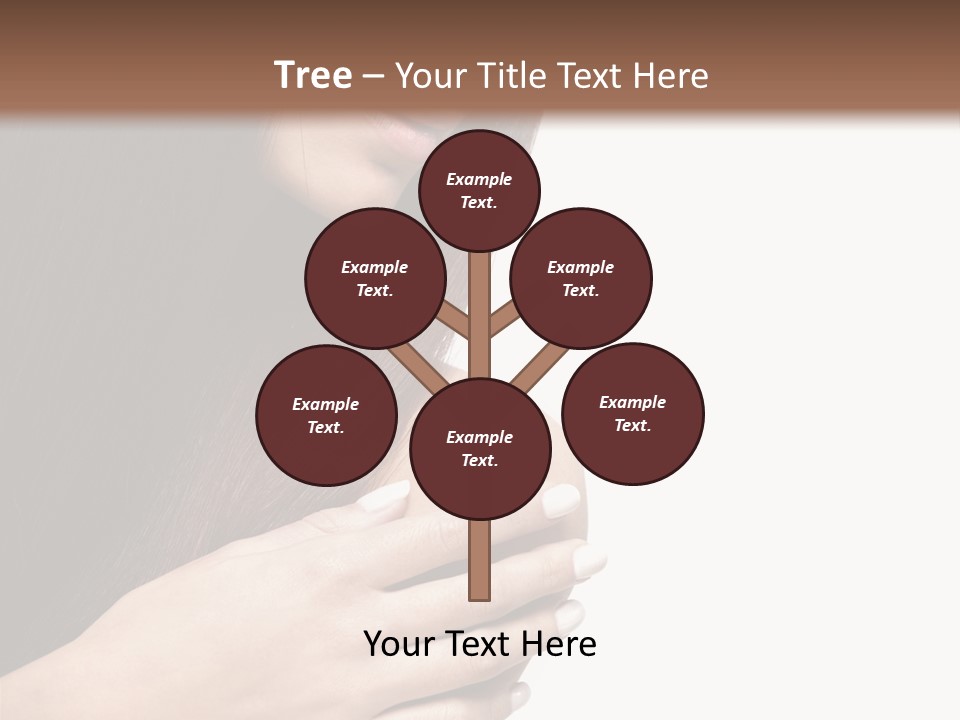 Female Young Health Care PowerPoint Template