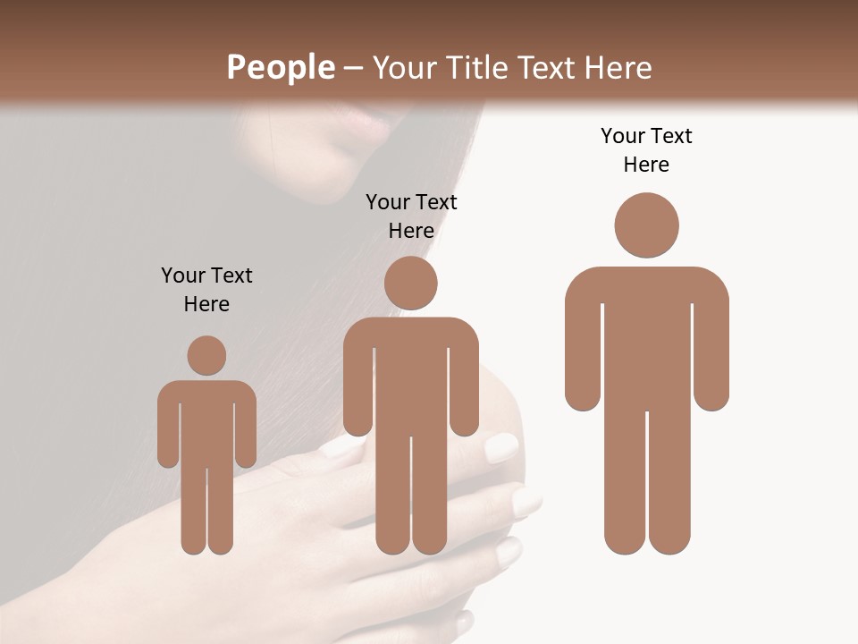 Female Young Health Care PowerPoint Template