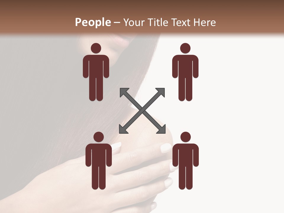 Female Young Health Care PowerPoint Template