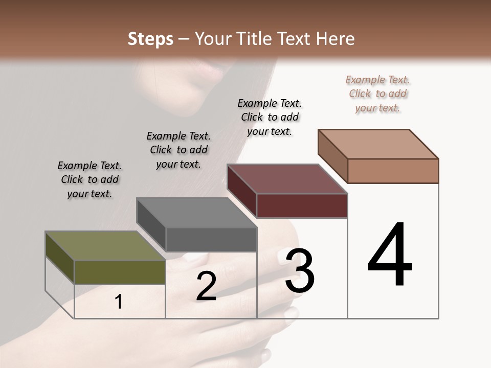 Female Young Health Care PowerPoint Template