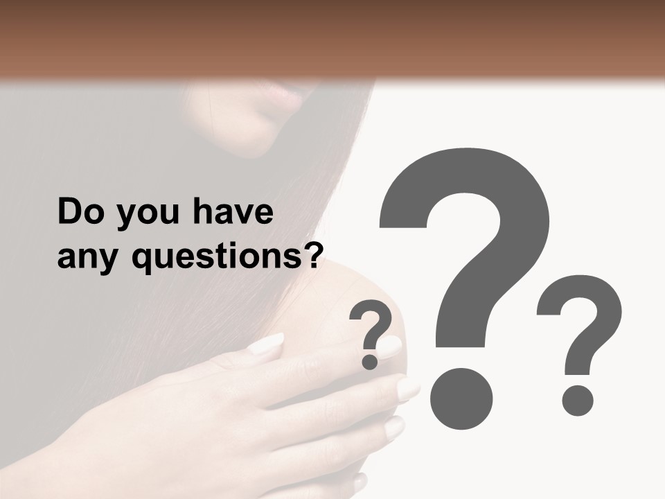 Female Young Health Care PowerPoint Template