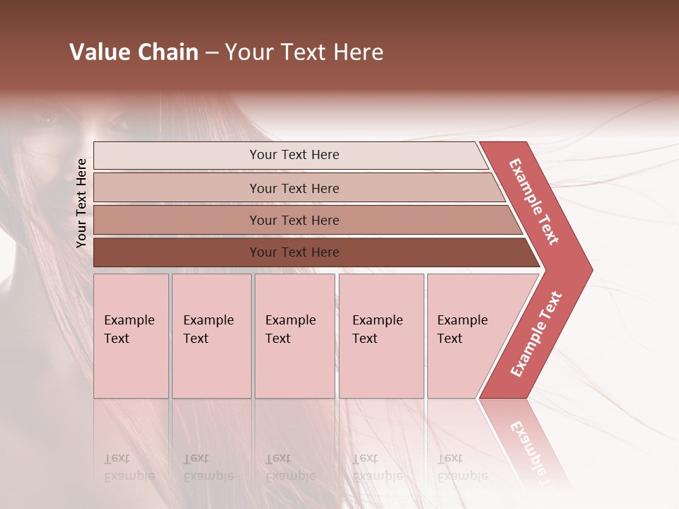 Woman Model Hairstyle PowerPoint Template