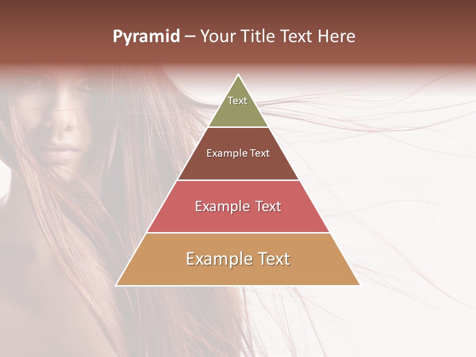 Woman Model Hairstyle PowerPoint Template