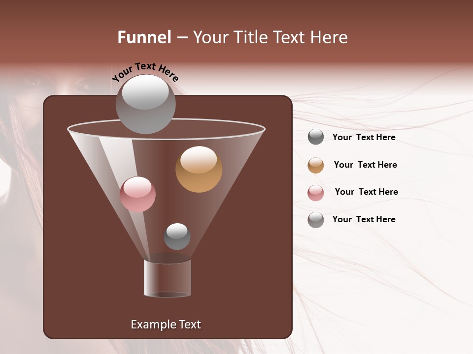 Woman Model Hairstyle PowerPoint Template