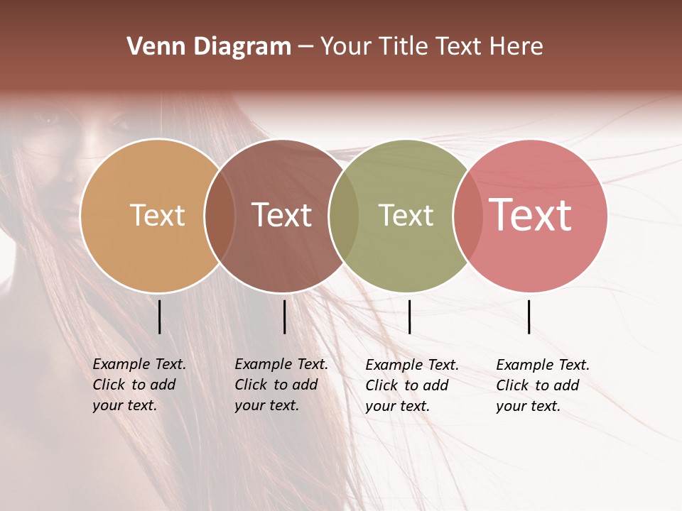 Woman Model Hairstyle PowerPoint Template