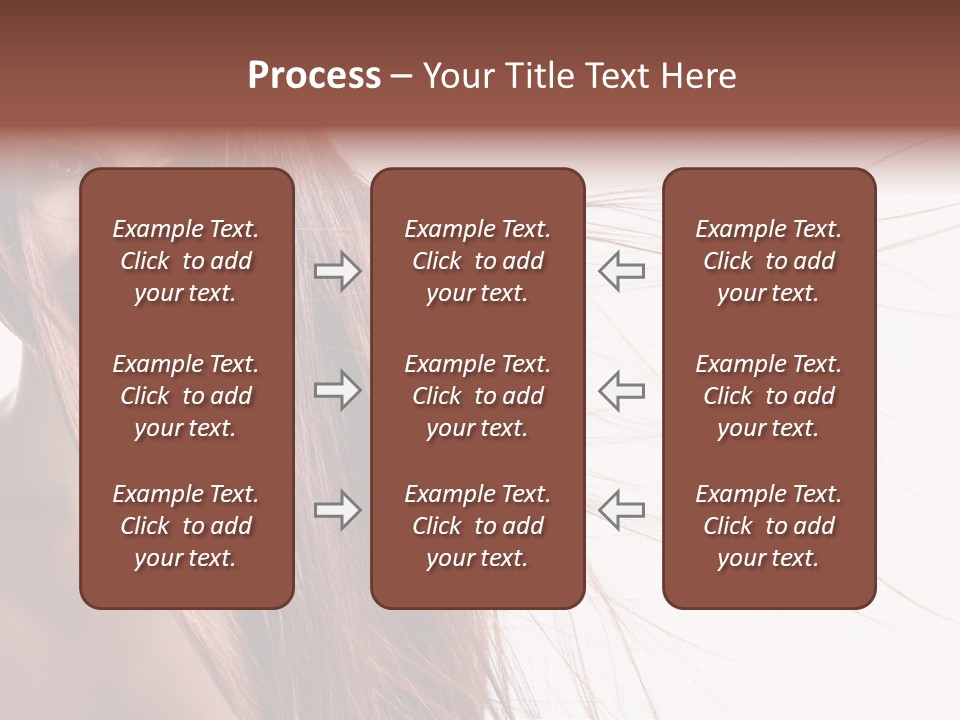 Woman Model Hairstyle PowerPoint Template