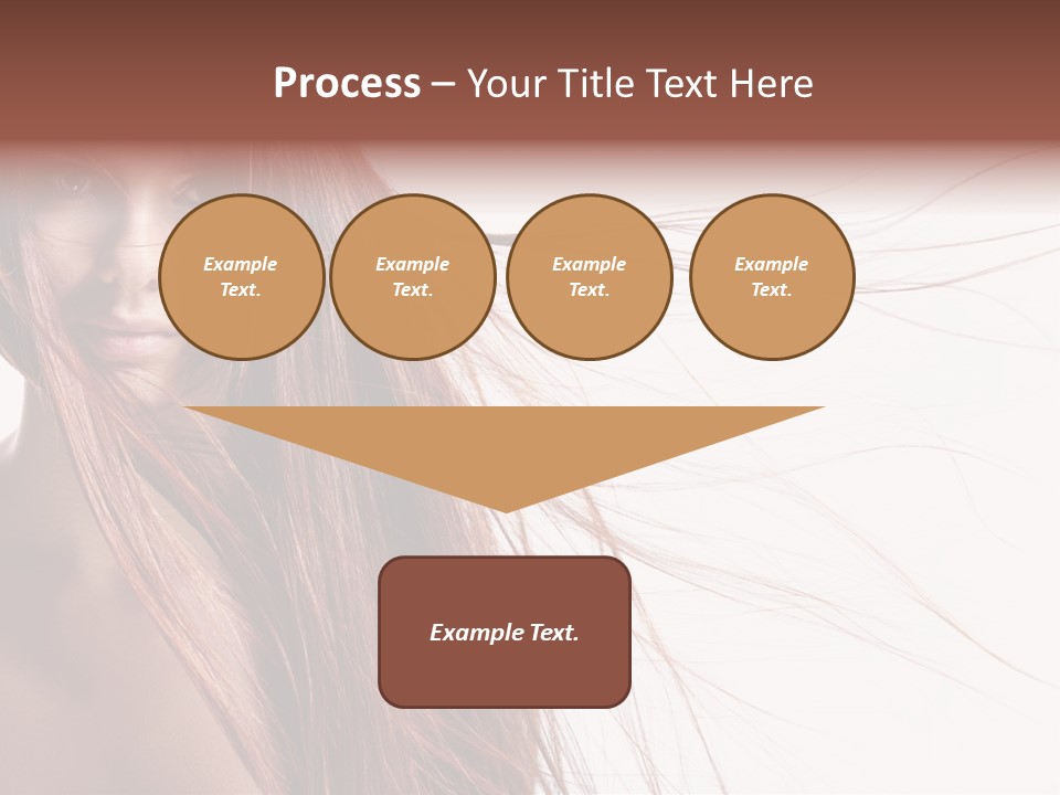Woman Model Hairstyle PowerPoint Template
