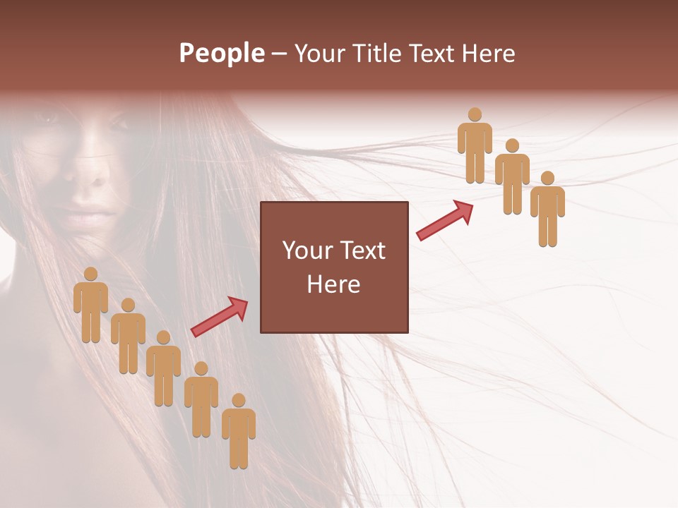 Woman Model Hairstyle PowerPoint Template