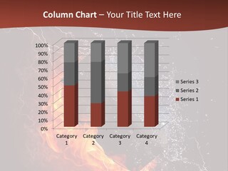 Fire Black Splash PowerPoint Template