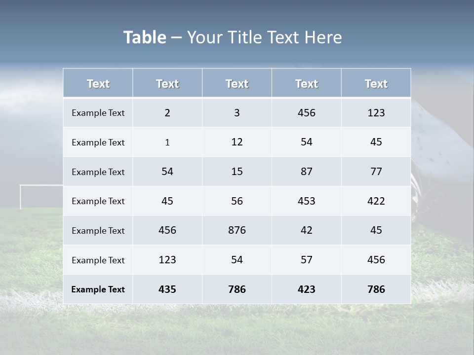 Stadium International Lifestyle PowerPoint Template