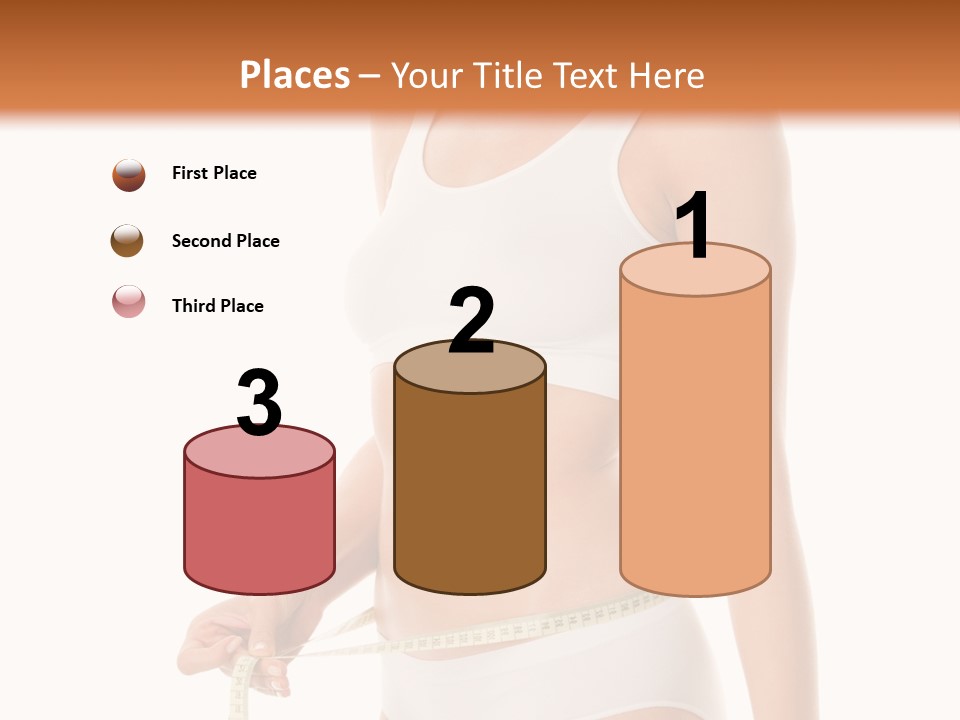 Teens Wellness White PowerPoint Template