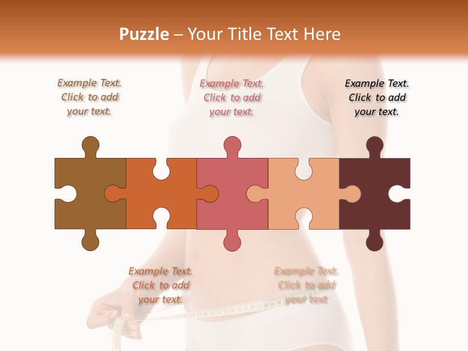 Teens Wellness White PowerPoint Template