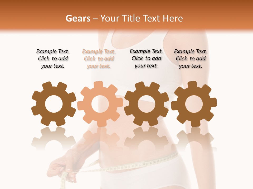 Teens Wellness White PowerPoint Template