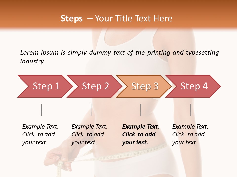 Teens Wellness White PowerPoint Template