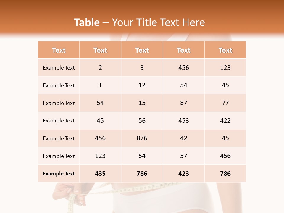 Teens Wellness White PowerPoint Template