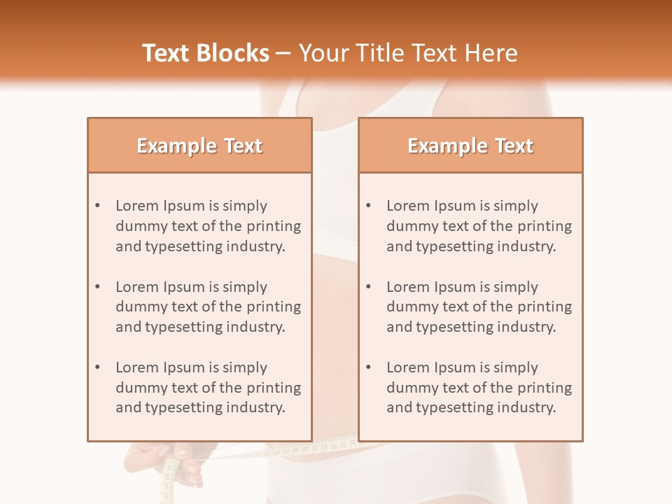 Teens Wellness White PowerPoint Template