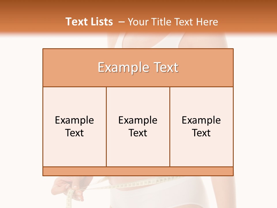 Teens Wellness White PowerPoint Template