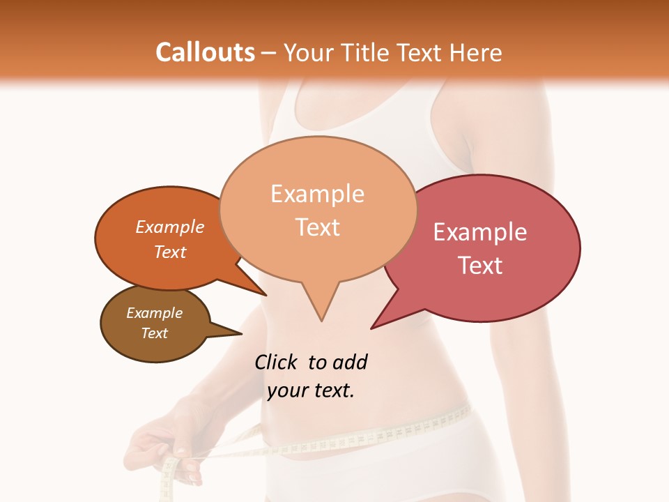 Teens Wellness White PowerPoint Template