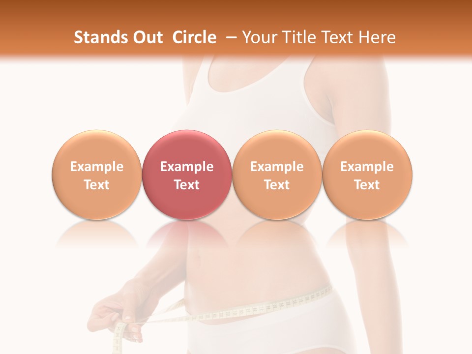 Teens Wellness White PowerPoint Template