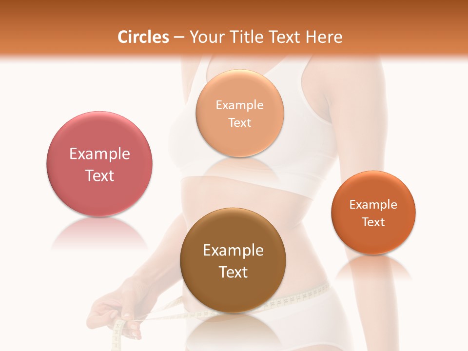 Teens Wellness White PowerPoint Template