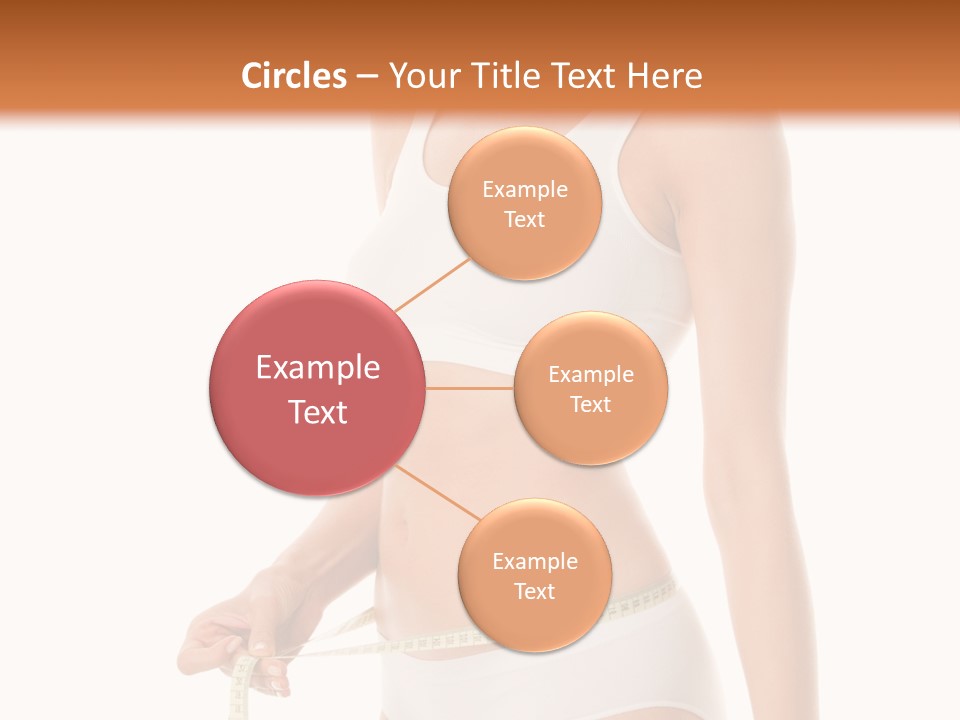 Teens Wellness White PowerPoint Template