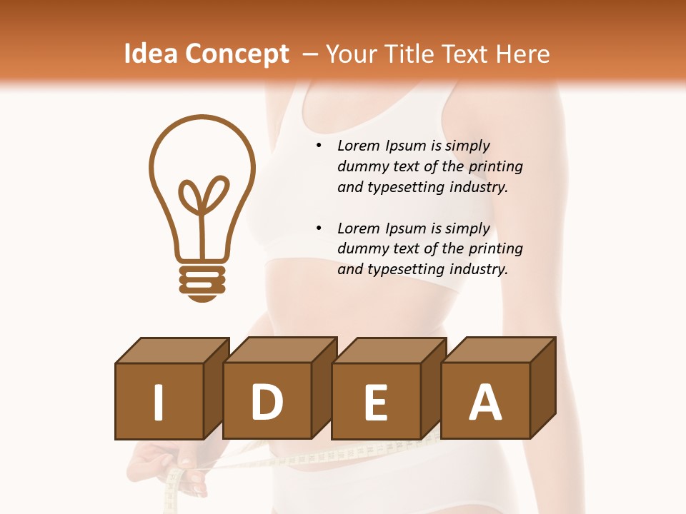 Teens Wellness White PowerPoint Template