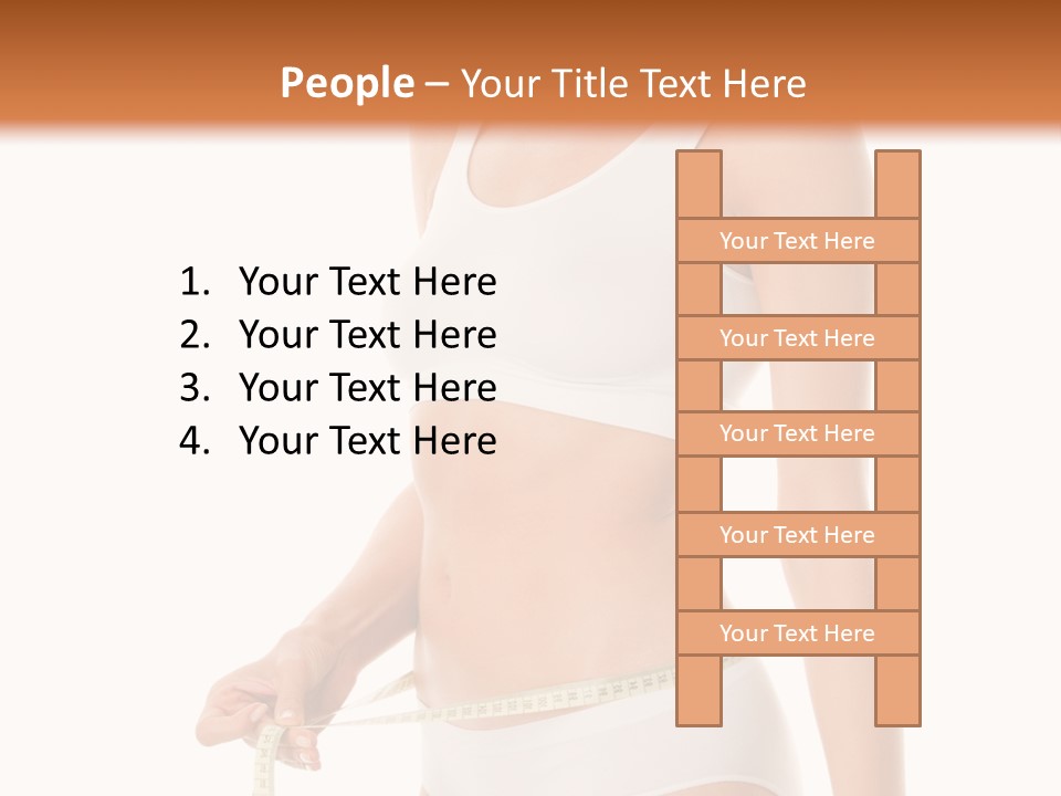 Teens Wellness White PowerPoint Template