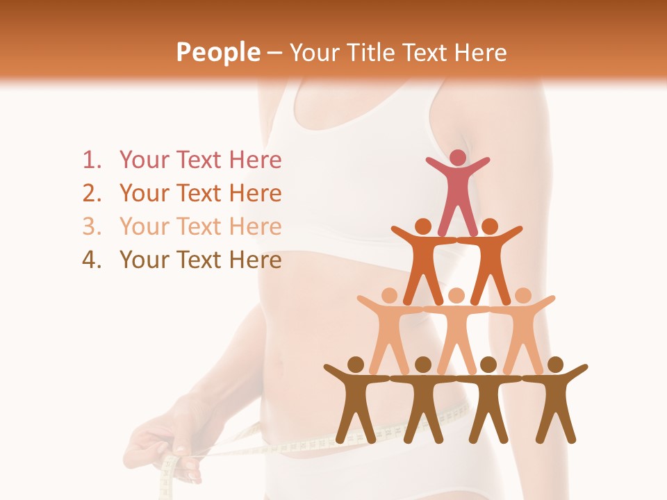 Teens Wellness White PowerPoint Template