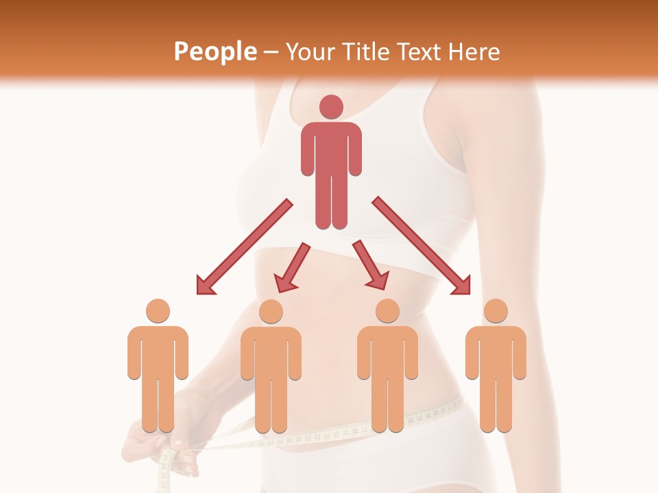 Teens Wellness White PowerPoint Template