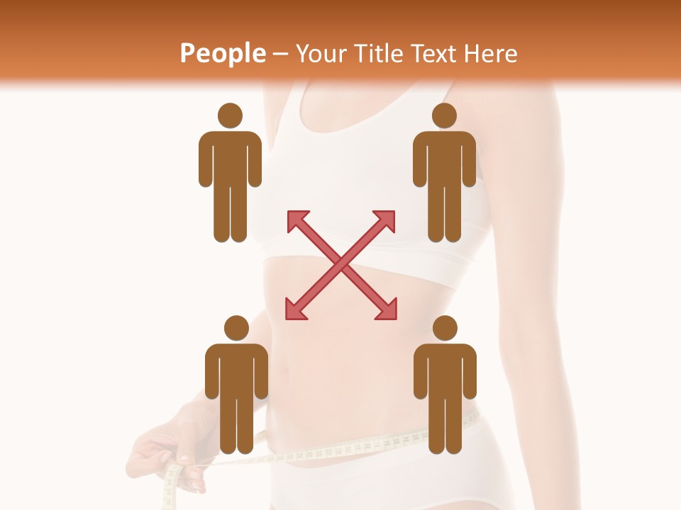 Teens Wellness White PowerPoint Template