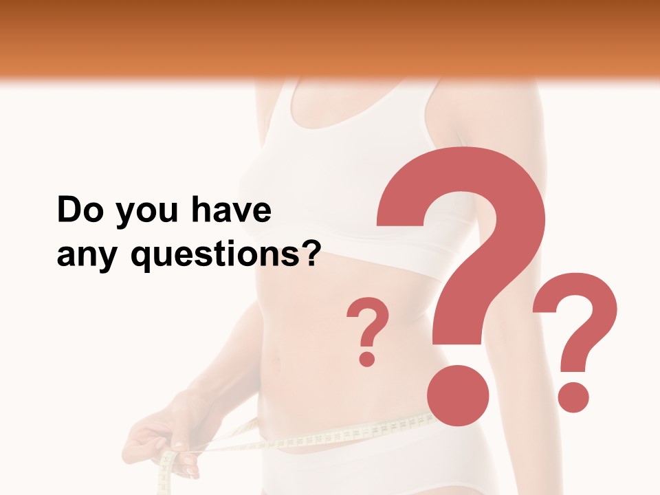 Teens Wellness White PowerPoint Template