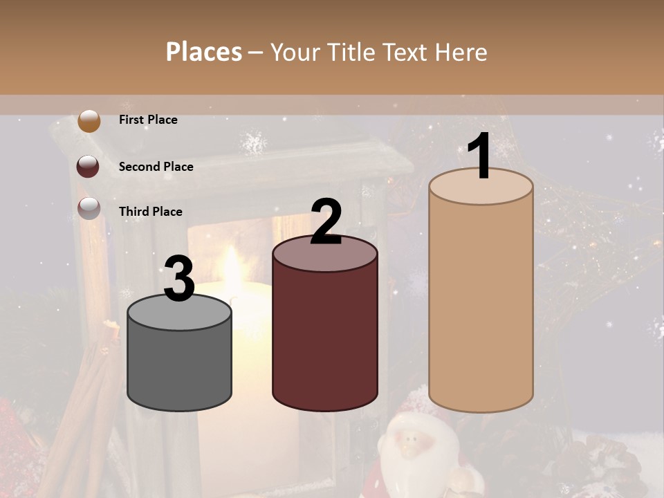 Fir Cone Shine China PowerPoint Template