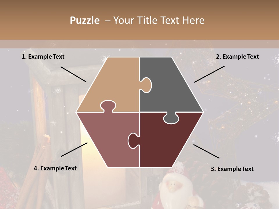 Fir Cone Shine China PowerPoint Template