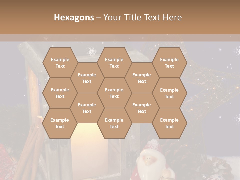 Fir Cone Shine China PowerPoint Template