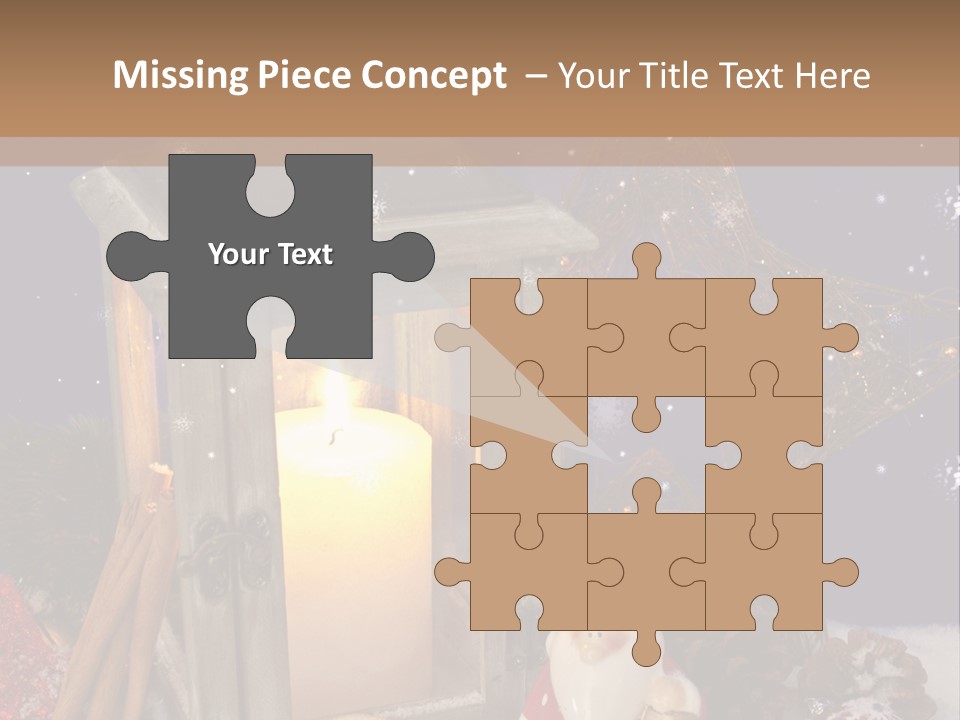 Fir Cone Shine China PowerPoint Template