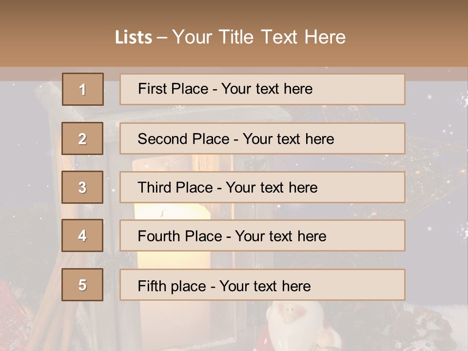 Fir Cone Shine China PowerPoint Template