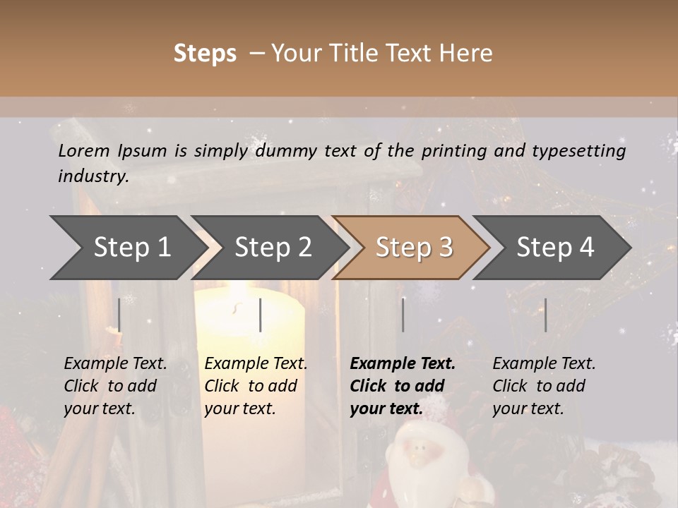 Fir Cone Shine China PowerPoint Template