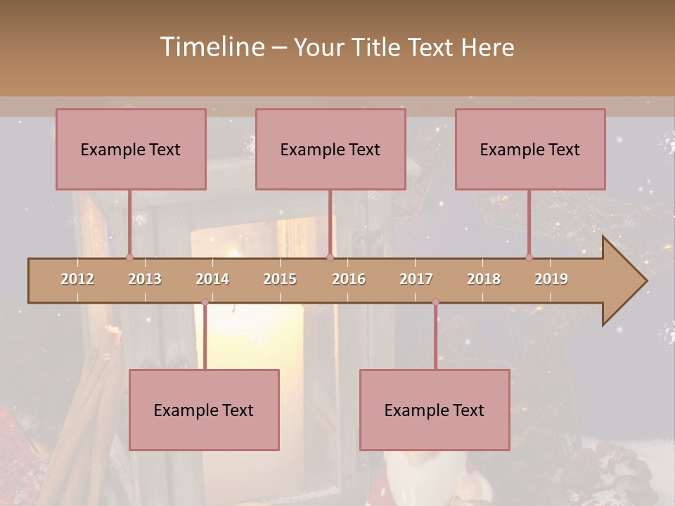 Fir Cone Shine China PowerPoint Template
